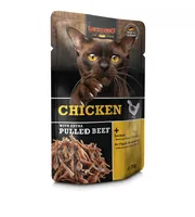 Leonardo Cat Food Nassfutter Huhn & Pulled Beef, 70 g - Tierbedürfnis: Haut & Fell - Geschmacksrichtung: Rind - Geflügel - Zertifikate: Keine Zertifizierung - Fleischsorte: Rind - Huhn - Futtereigenschaft: Ohne künstliche Zusätze - Hoher Fleischanteil - O