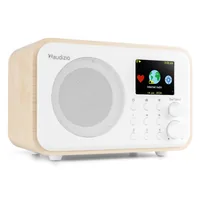 Audizio DAB+ Radio Vicenza Weiss - Radio Tuner: Internetradio - FM - DAB+ - Stromversorgung: Akkubetrieb - USB-C - Detailfarbe: Weiss - Ausstattung: Sleep-Timer - Display - Weckfunktion - Schlummerfunktion - Fernbedienung - Senderspeicher - Typ: Tischradi