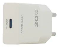 ENERGY CHARGER - 20W ULTRA-THIN WALL CHARGER - 1 USB C - WHITE