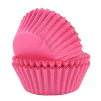PME Muffin Backform Pink 60 Stück - Materialtyp: Papier - Material: Papier - Nachhaltigkeit: Nicht angegeben - Backform Typ: Muffin-Backform - Motiv: Kein - Detailfarbe: Pink