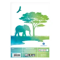 Herlitz Zeichenblock Greenline A4, 20 Blatt - Papierformat: A4 - Produkttyp: Zeichenblock - Anwender: Kinder - Fortgeschrittene - Anfänger - Erwachsene