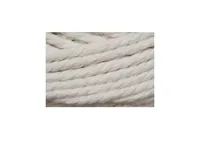 Glorex Wolle Makramee Rope gedreht 5 mm, 500 g, Weiss - Packungsgrösse: 1 Stück - Länge: 85 m - Material: Polyester - Baumwolle - Viskose - Detailfarbe: Weiss - Waschbar bei: 40 °C - Nadelstärke: 7 mm