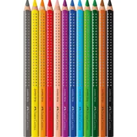FABER-CASTELL Buntstift Jumbo Grip 12er-Kartonetui