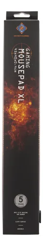 Deltaco Gaming Mauspad Large, 450x400x4mm, schwarz