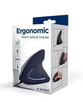 Gembird MUS-ERGO-01 mouse Right-hand USB Type-A Optical 3200 DPI