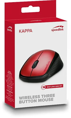 Speedlink KAPPA Mouse - Wireless red