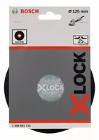 Bosch Professional Stützteller X-LOCK 125 mm weich - Zubehörtyp: Stützteller - Für Material: Universal