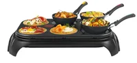 Tefal WokParty Duo PY5828 Black, Stainless steel 1000 W