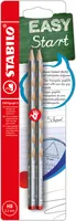 STABILO Bleistift EASYgraph S Metallic 2 Stück, Silber - Strichstärke: 2.2 mm - Härtegrad: HB - Set: Ja - Bleistiftart: Bleistift - Anwender: Kinder - Ergnonomisch Schreiben: Ja