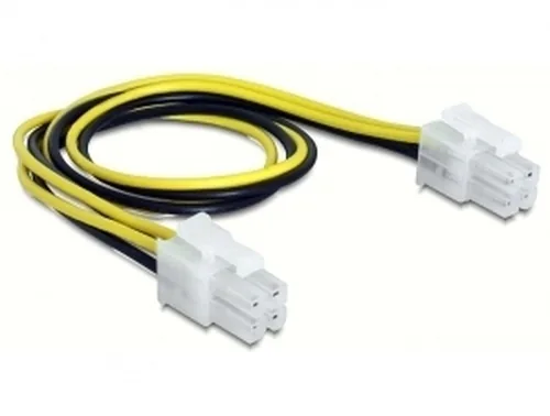 Delock Stromkabel P4 Stecker > P4 Stecker 30 cm