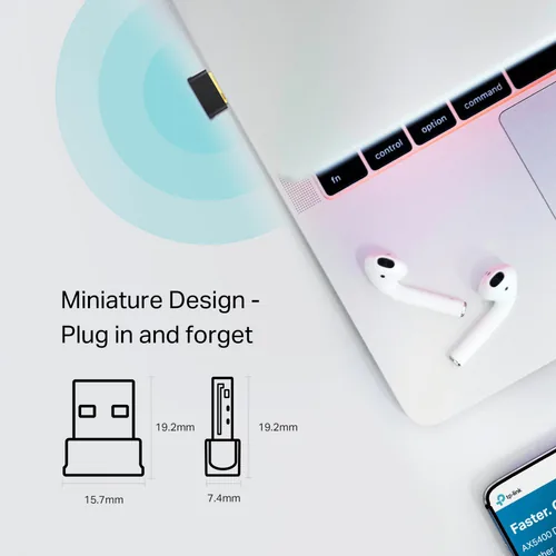 TP-LINK Archer T2UB Nano Archer T2UB Nano AC600 Nano DB WiFi BT 4.2 USB