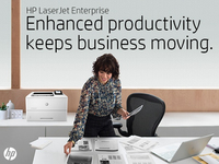 L HP LaserJet Enterprise M507dn S/W-Laserdrucker 43 S./Min. LAN Duplex