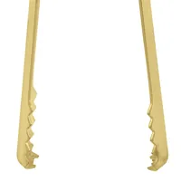 Paderno Eis-Zange Gold - Anwendungsbereich: Eis  - Set: Nein - Detailfarbe: Gold - Griffmaterial: Edelstahl - Material Küchenhelfer: Edelstahl