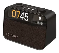 Pure Radiowecker Moment Schwarz - Widerstandsfähigkeit: Keine Angabe - Radio Tuner: DAB+ - FM - Stromversorgung: Netzbetrieb - Detailfarbe: Schwarz - Streaming Formate: Keine - Ausstattung: Display - Schlummerfunktion - Sleep-Timer - Weckfunktion
