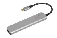 iBox IUH3SL4K interface hub USB Type-C 5000 Mbit/s Silver