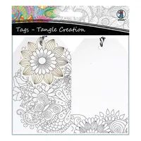 URSUS Geschenkanhänger Blume 7 x 12 cm, 10 Stück - Material: Papier - Verpackungseinheit: 10 Stück - Motiv: Blume - Detailfarbe: Weiss - Verpackungsart: Geschenkanhänger
