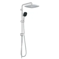 GROHE Duschsystem Vitalio Comfort 250 - Schlauchlänge: 1.25 m - Material: Kunststoff - Messing - Detailfarbe: Silber - Anzahl Strahlarten: 2 - Ausführung: Ohne Mischer - Produktfamilie: Vitalio