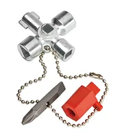 KNIPEX Schaltschrankschlüssel, kurze Ausführung