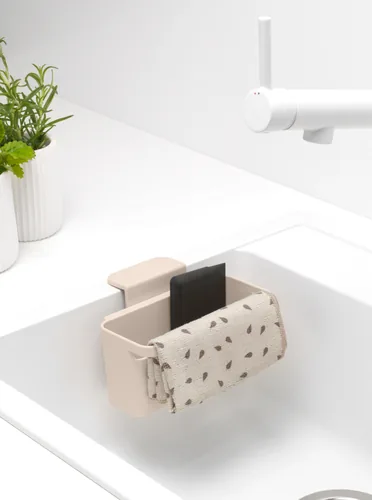 Brabantia Mikrofaser Geschirrhandtuch 2 Stück, Beige - Einsatzgebiet: Geschirr - Material: Mikrofaser - Parfümiert: Nein - Tuchart: Mikrofaser-Reinigungstuch - Anwendung Reinigungstuecher: Feucht - und Trockentuch - Detailfarbe: Beige