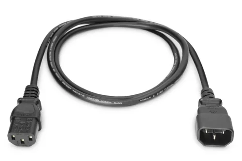 Digitus AK-440201-018-S cavo di alimentazione Nero 1,8 m IEC C14 IEC C13