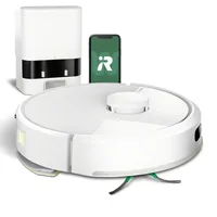 iRobot Saug- und Wischroboter Roomba 105 Combo + AutoEmpty Dock - Ladezeit: 180 min - Fernbedienung: Smartphone (WLAN) - Detailfarbe: Weiss - Filtertyp: Partikelfilter - Max. Laufzeit: 120 min - Nasswischfunktion: Ja