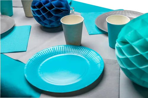 PRO nappe Einwegteller 23 cm, 20 Stück, Grau - Produkttyp: Einwegteller - Materialtyp: Papier - Material: Pappe - Detailfarbe: Grau - Verpackungseinheit: 20 Stück