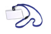 DURABLE 60 x 90 mm 10 Stück, Blau - Detailfarbe: Blau - Funktionen Ausweishalter: Textilband