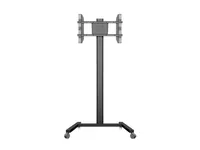 Multibrackets TV-Trolley Display Stand 180 Single bis max. 50 kg - Eigenschaften: Fix - Höhenverstellbar - Höhenverstellbar: Ja - VESA Norm: 700x400 mm - 75x75 mm - Detailfarbe: Schwarz - Maximale Tragkraft: 50 kg - Für Bildschirmdiagonale: 24 - 40 - 41 -