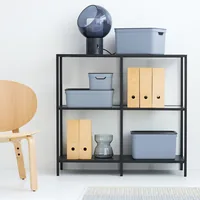 Rotho Aufbewahrungsbox JIVE Taubenblau - Produkttyp: Aufbewahrungsbox - Detailfarbe: Taubenblau - Breite: 27.8 cm - Höhe: 13 cm - Tiefe: 37.5 cm - Volumen: 13 l