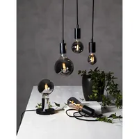 Star Trading Lampe Plain Smoke G80 1.8 W (15 W) E27 Warmweiss (WW) - Energieeffizienzklasse EnEV 2020: G - Lampensockel: E27 - Farbtemperatur Kelvin: 2100 K - Gesamtleistung: 1.8 W - Dimmbar: nicht dimmbar - Zusätzliche Ausstattung: Keine