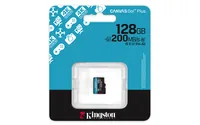 KINGSTON 128GB - microSDXC - Canvas - Go - Plus - Gen4 - 200R - A2 - U3 - Single - Pack - w/o - ADP