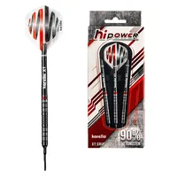 Karella Dartpfeile Softdart HiPower 18g, 3 Stück – Schwarz - Nachhaltigkeit: Nicht angegeben - Dart Art: Soft Dart - Detailfarbe: Rot - Schwarz - Weiss - Material: Metall - Gewicht: 18 g