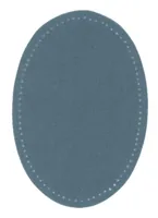 Prym Applikation 9.5 x 14.5 cm Lederimitat, Jeansblau, 2 Stück - Produkttyp: Applikation - Detailfarbe: Blau