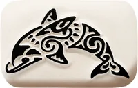 LaDot Tattoostempel Delphin Medium - Produktart Styling: Tattoostempel - Set: Nein - Detailfarbe: Weiss
