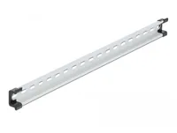 Delock Hutschiene/DIN Rail 35 x 15 mm, 50 cm aus Aluminium - Detailfarbe: Grau - Montage: Wand - Schaltschrank - Aufputz