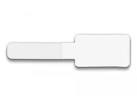 Delock Klettkabelbinder selbstklebend Weiss 90 mm x 24 mm - Breite: 24 mm - Länge: 90 mm - Produkttyp: Klett-Kabelhalter - Ausstattung Kabelmanagement: Wiederverwendbar - Selbstklebend - Haftend - Verpackungseinheit: 10 Stück - Material: Kunststoff