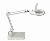 MAUL LED Lupenleuchte Viso mit Standfuß weiß