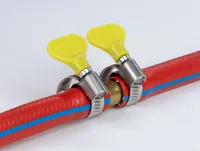 Delock Schlauchschellen-Set Edelstahl 400 SS 32-50 mm, Gelb 5 Stück - Detailfarbe: Gelb - Art: Schlauchschellen