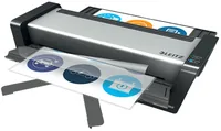 Leitz Bürogeräte Laminiergerät Touch Turbo Pro A3 250 µm - Aufheizzeit: 1 min - Laminierverfahren: Heisslamination - Ausstattung: Von aussen beheizte Rollen - Rücklauffunktion - Maximale Folienstärke: 250 µm - Medienformat: A3 - Set: Nein