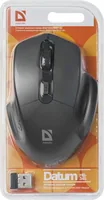 OPTICAL MOUSE DEFENDER DATUM MB-345 RF BLACK 1600DPI 4P