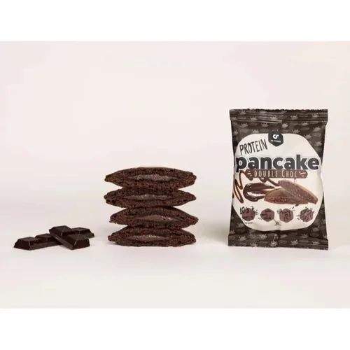 Go Fitness Nutrition Protein Pancake 12 x 50 g, Double Chocolate - Produktionsland: Türkei - Anwendungszweck: Muskelaufbau - Regeneration - Einnahme: Nicht relevant - Nachhaltigkeit: Nicht angegeben - Gewicht pro Einheit: 50 g - Sportart: Fitness