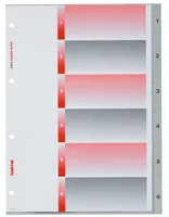 KOLMA Register LongLife A4 19.564.03 grau 1-6