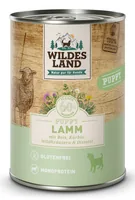 Wildes Land Nassfutter Puppy Lamm & Kürbis & Reis 400 g - Tierbedürfnis: Kein besonderes Bedürfnis - Nachhaltigkeit: Nicht angegeben - Lebensphase: Junghunde - Produkttyp: Alleinfutter - Packungsgrösse: 400 g - Fleischsorte: Lamm