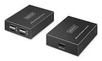 Digitus USB 2.0 CAT Extender, 4-Port USB-A, 150 m