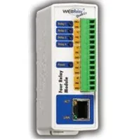 2N IP-Relais Extern 4 Ausgänge - Detailfarbe: Grau - Montage: Wand - DIN-Rail - Stromversorgung: 802.3af PoE 15.4 Watt - 5 V DC - Tiefe: 78 mm - Breite: 35.7 mm - Höhe: 98.5 mm