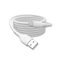 1M LIGHTNING TO USB-A WHITE SILICONE USB 2.012W