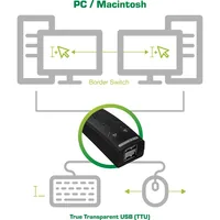 InLine 60603I switch per keyboard-video-mouse (kvm) Nero