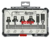 Bosch Professional Fräserset 6-mm-Schaft, 6-teilig - Zubehörtyp: Fräser - Set: Ja