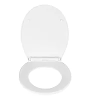 Wenko WC-Sitz Kos Thermoplast Easy Close - Detailfarbe: Weiss - Breite: 37.5 cm - Länge: 44 cm