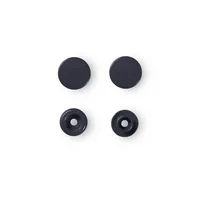 Prym Druckknöpfe Color Snaps Grau, Ø 12,4 mm, 30 Stück - Detailfarbe: Grau